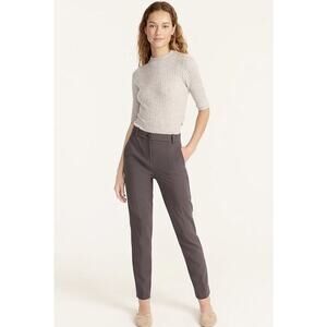 J. Crew High-Rise Cameron Pant in Four-Season Stretch Gray Size 0